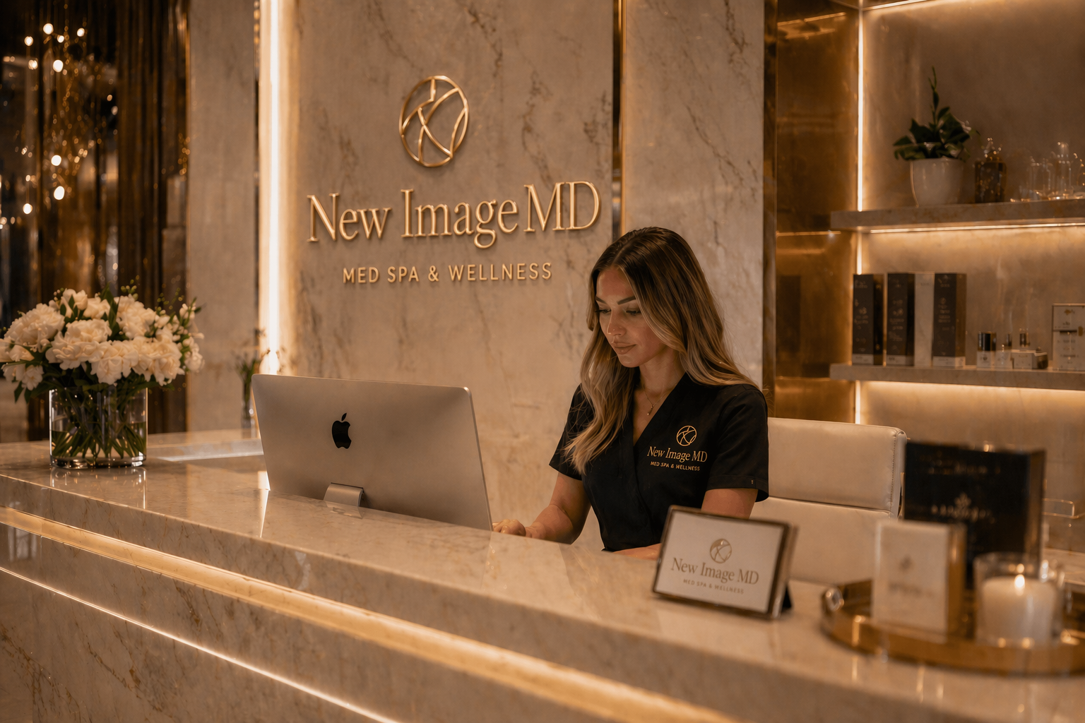 New Image MD reception desk